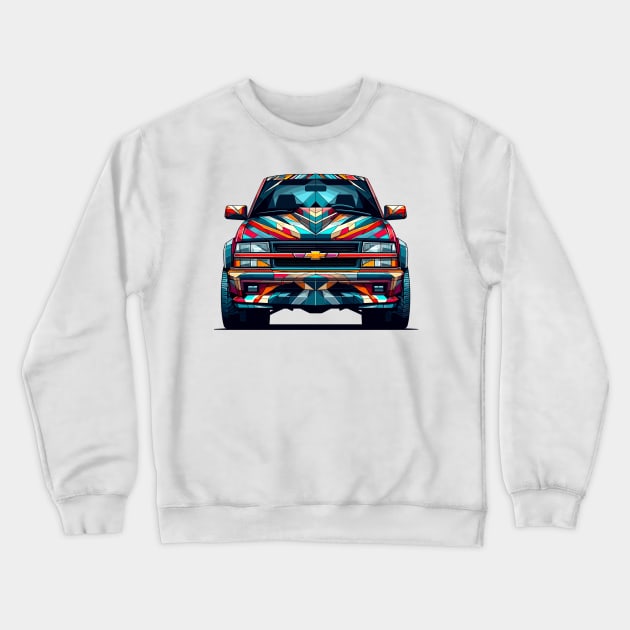 Chevrolet S-10 Crewneck Sweatshirt by Vehicles-Art